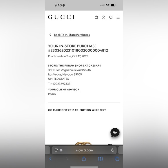 Gucci GG Belt - Picture 6 of 7